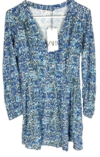 Zara donna abito stampa - zara,