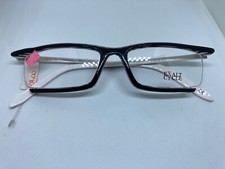 EXALT CYCLE EXJIHANE occhiali da vista vintage donna nero bianco rettangolari