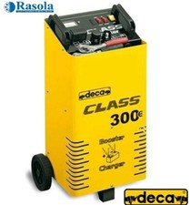 CARICABATTERIE DECA CLASS BOOSTER 300E MONOFASE CARRELLATO 12-24V AVVIATORE