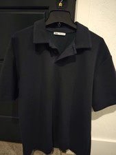 polo uomo zara blu taglia