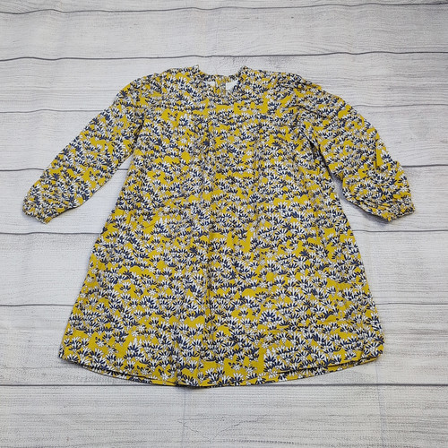 Abito floreale oro - blu, 3
