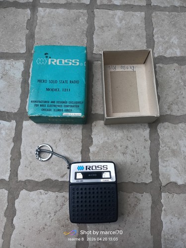 Rare transistor radio ross - transistor,