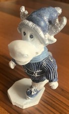 Renna pattinatrice natalizia