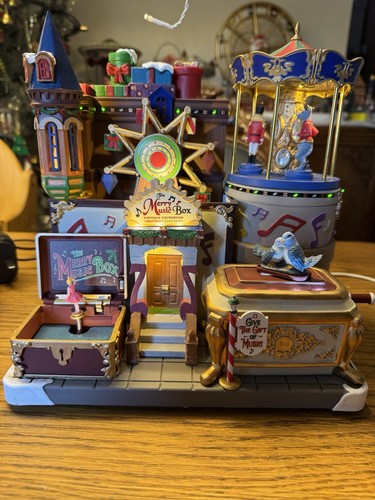 Lemax the merry - music, box
