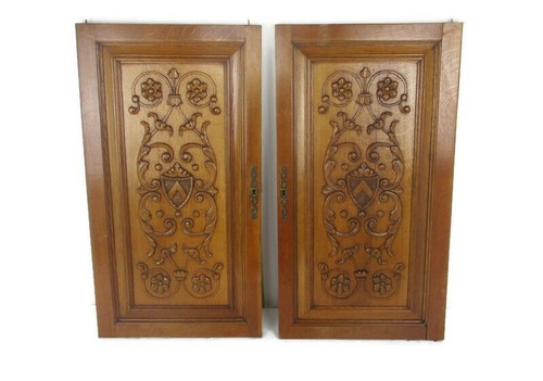 Coppia pannelli porta legno - pannelli,