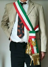 fascia sindaco a nastro