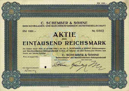Bilance schember söhne - bilance,