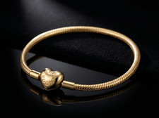 Pandora Heart Clasp Faceted