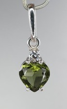 Ciondolo MOLDAVITE cuore