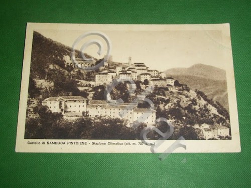 Cartolina castello sambuca - castello,
