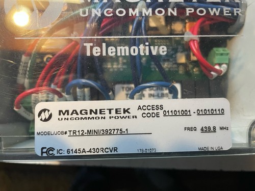 Magnetek tr12 telemotive - telemotive,