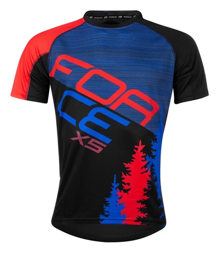 Jersey force mtb - x5, rosso