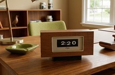 Vintage COSMO Teak Cased Flip