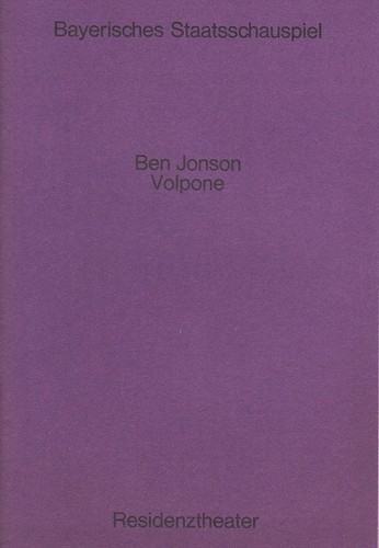 Ben jonson volpone - ben, jonson.