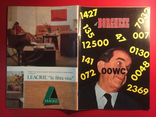 Borghese 1967 rivista - il,