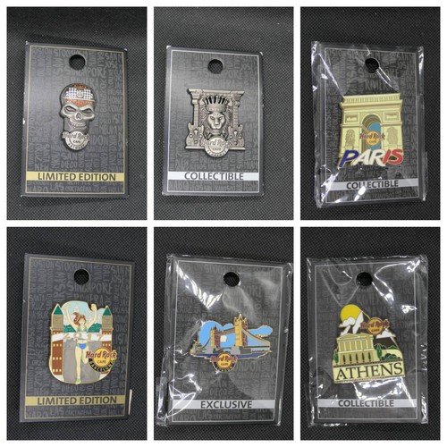 Hard rock cafe pins - rock,