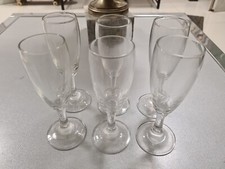 Set 6 Calici Soffiati Flute Champagne Light Music Luigi Bormioli C34 Vintage