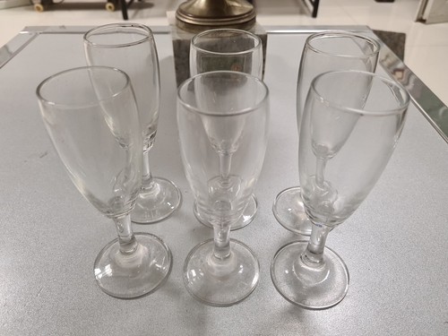 Set calici soffiati flute - 6,