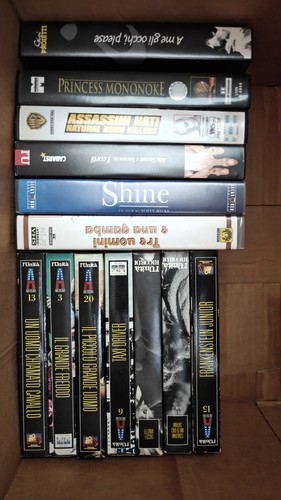 Videocassette vhs titoli vari - vhs,