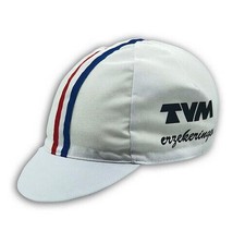 CAPPELLINO CAPPELLO CICLISMO BICICLETTA SOTTOCASCO ESTIVO TEAM RETRO VINTAGE TVM