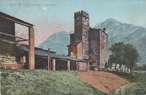 Cartolina aosta valle - cartolina,