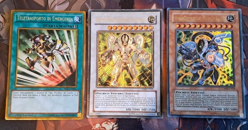 Lotto 3 carte - yu-gi-oh,