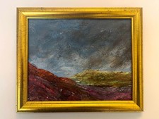 Quadro paesaggio espressivo di