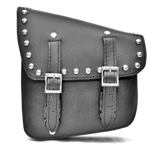 Borsa laterale cuoio nero - borsa, in
