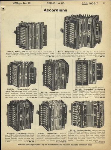 1906 carta pubblicitaria - 1906/7,