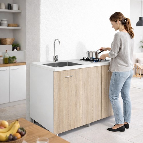 Cucina completa 120x60cm olmo - 120x60cm,