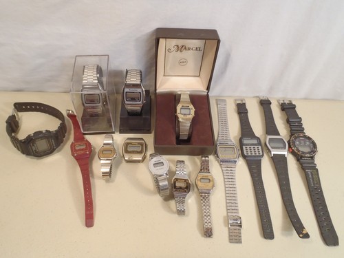 Vintage lcd quartz watch - quartz,