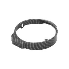 Ghiera cornice faro anteriore Vespa PX PE Arcobaleno - LML Carbonio Lucido Look