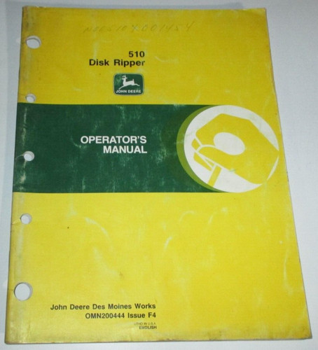 John deere 510 - john, disk