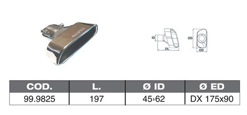 Terminale acciao inox id - terminale,