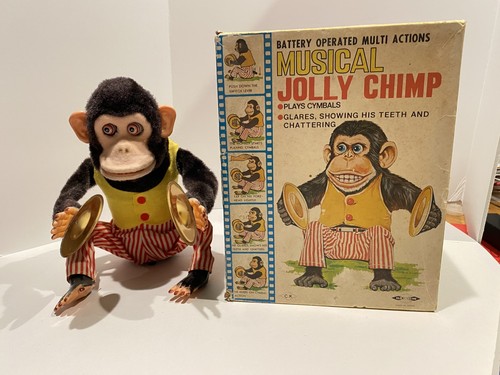 Musical jolly chimp orig - chimp, box