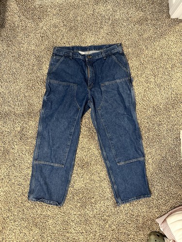 Jeans carhartt blu navy - jeans,