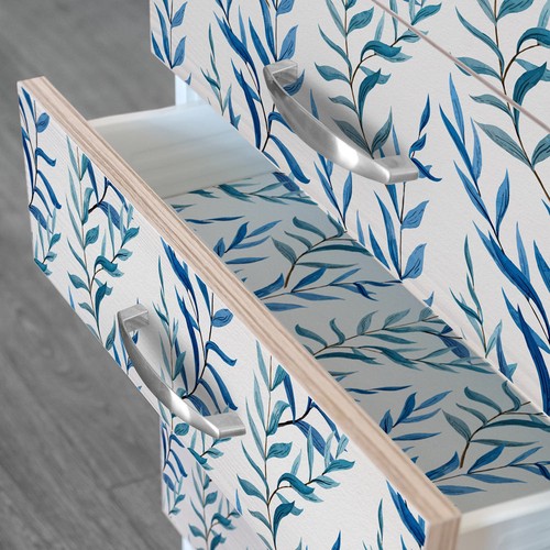 Pellicola adesiva blue flowers - adesiva,