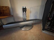 Bang and Olufsen B&O Sound bar Speaker Silver black Beosound + TV STAND