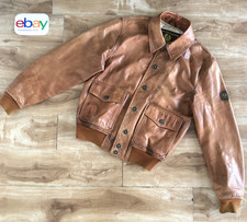 Giacca di pelle da volo Belstaff AVIATOR, antico curao, taglia L