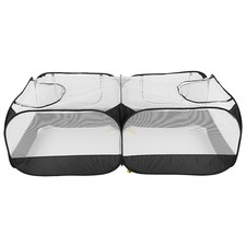 Pollaio nero pieghevole