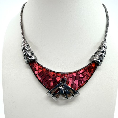 Collana catena serpente - , canna