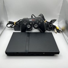 Console PS2 slim Sony Playstation 2 SCPH-75004 nera black PAL usata controller