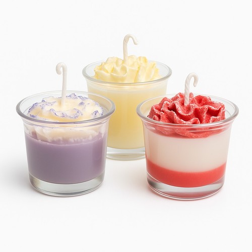 Candele rosa set - , 2
