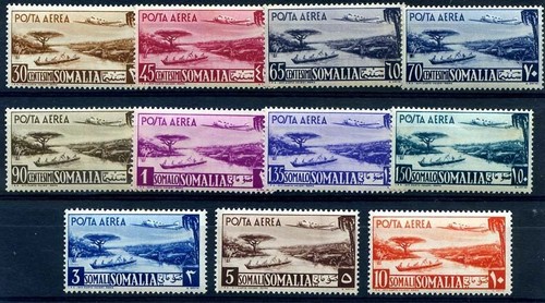 Somalia afis 1950 - somalia, posta
