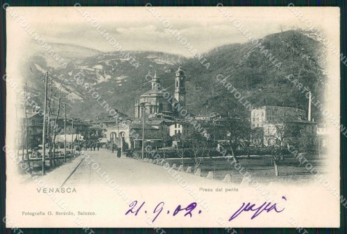 Cuneo venasca cartolina mt5775 - cuneo,