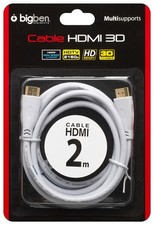 Cavo HDMI bianco 3D 1.4 2m 2