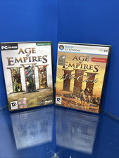 AGE OF EMPIRES III 3 + AGE OF EMPIRE III WAR CHIEFS ITA PAL PC