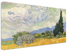Quadro Moderno Arredamento Van Gogh Paesaggio Arte Arredo Casa Stampa su Tela