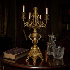 antique baroque brass