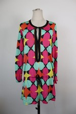 BYBLOS VESTITO DONNA TG. L WOMAN CASUAL VINTAGE DRESS ABITO VISCOSA